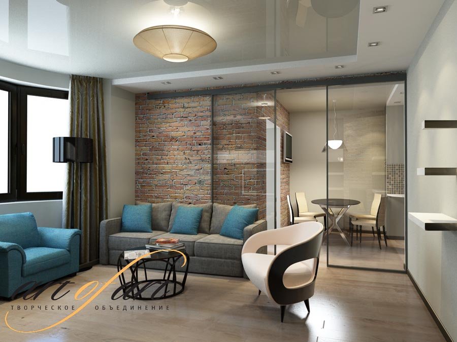Дизайн проект интерьера квартиры 80 м2, г. Москва